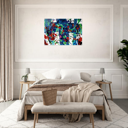 Untitled  SFP94-33  SFF 1709  - Sam Francis Acrylic Print - 70x100 cm / 28x40″ inches