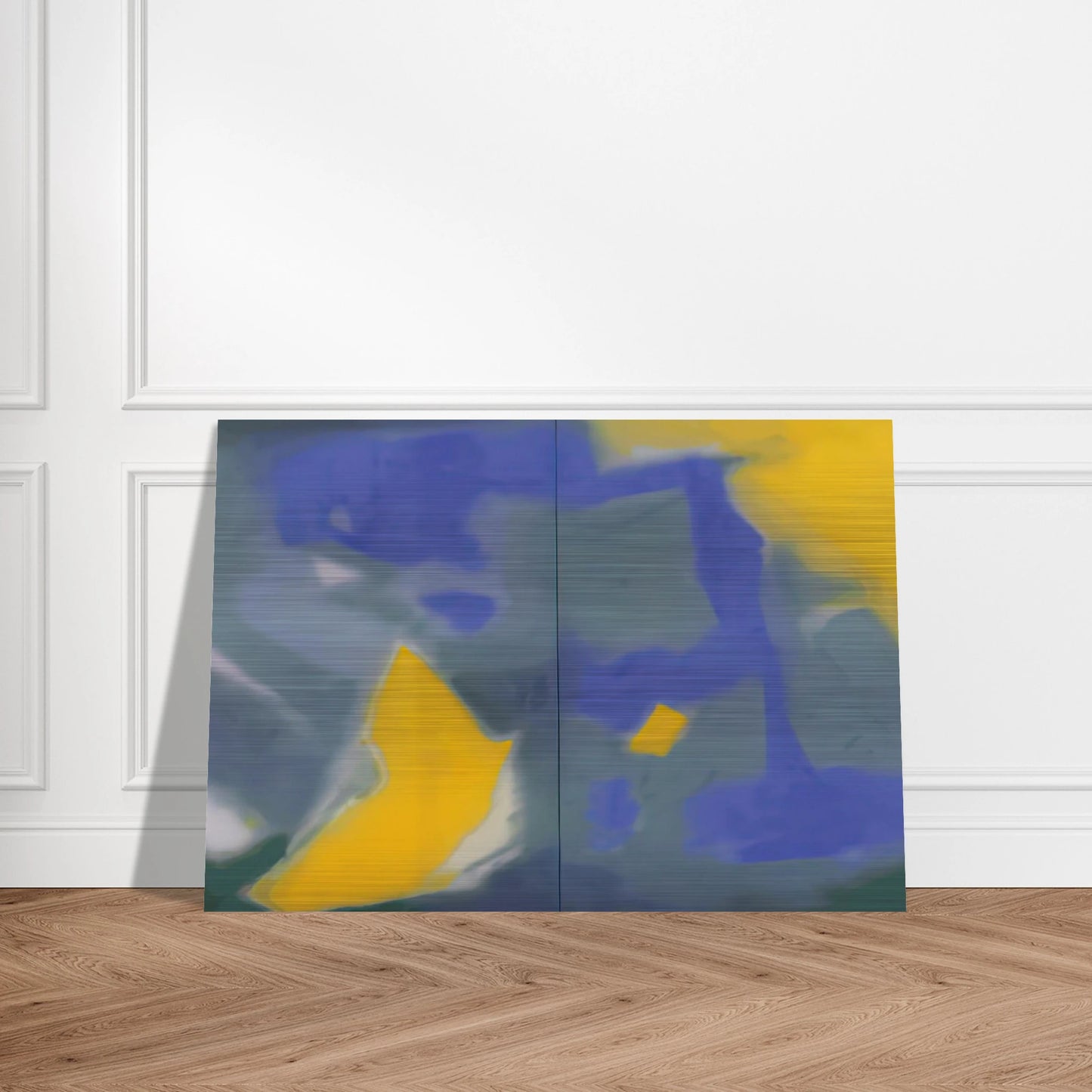 DIPTYCH 1987 - Esteban Vicente Brushed Aluminum Print - 70x100 cm / 28x40 inches | Esteban Vicente Aluminum Print | Esteban Vicente Prints