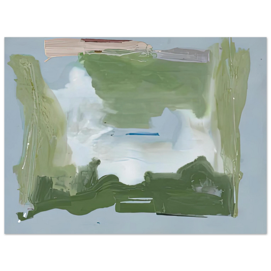 Helen Frankenthaler - Lush Spring, 1975- Wall Art - 21x29.7 cm / 8x12" - Fine Art Poster-canvas - -