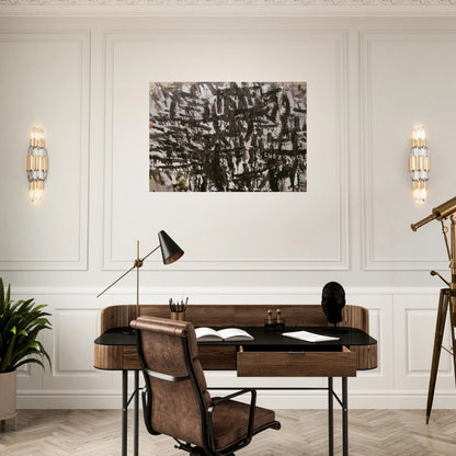 Listen - 2005 - Robert Goodnough Brushed Aluminum Print - 70x100 cm / 28x40 inches | Robert Goodnough Aluminum Print | Robert Goodnough Prints