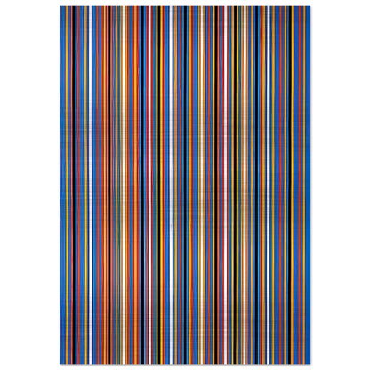 RA 2 1981 - Bridget Riley Brushed Aluminum Print - 70x100 cm / 28x40 inches | Bridget Riley Aluminum Print | Bridget Riley Prints