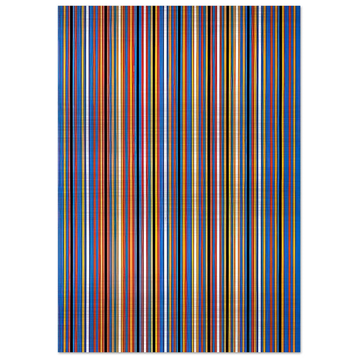 RA 2 1981 - Bridget Riley Brushed Aluminum Print - 70x100 cm / 28x40 inches | Bridget Riley Aluminum Print | Bridget Riley Prints