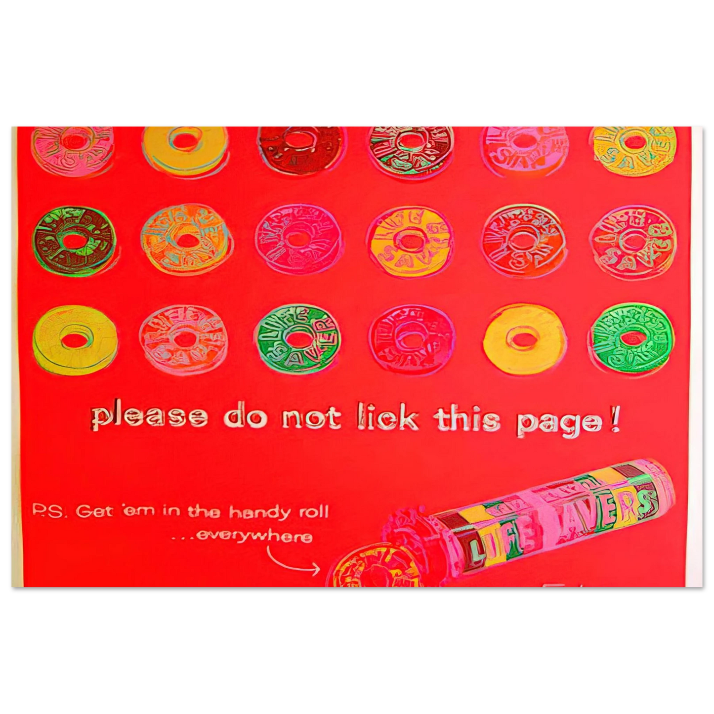 Andy Warhol - Life Savers Fine Art Poster