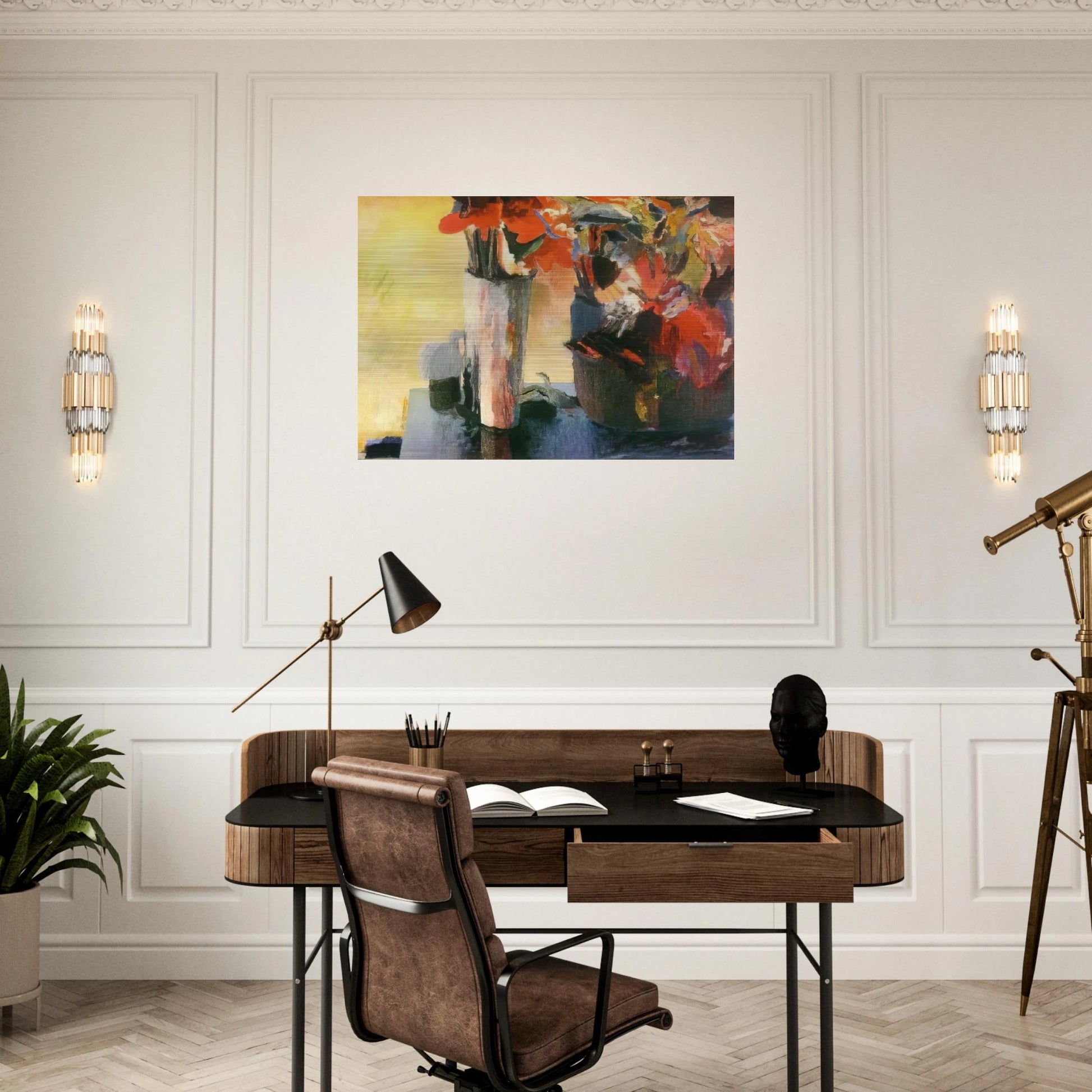 Untitled - Expressionism - Menez Brushed Aluminum Print - 70x100 cm / 28x40 inches | Menez Aluminum Print | Menez Prints