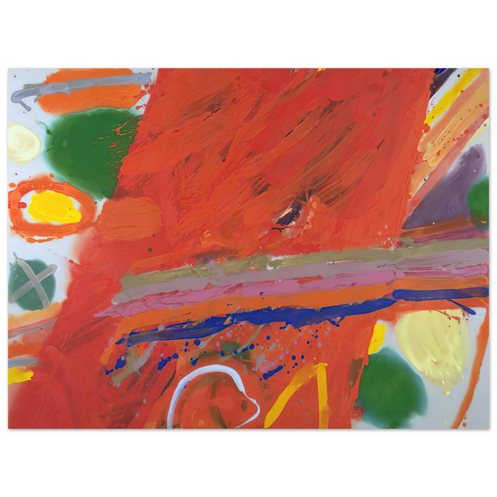 Albert Irvin - Empress - 1982  75x100 cm / 30x40inches Fine Art Poster