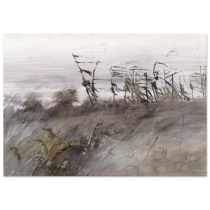 NOVEMBER FIRST 1950 - Andrew Wyeth Brushed Aluminum Print - 70x100 cm / 28x40 inches | Andrew Wyeth Aluminum Print | Andrew Wyeth Prints