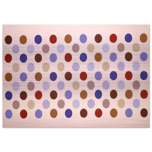 Grid #8 - 1969 - Thomas Downing Brushed Aluminum Print - 70x100 cm / 28x40 inches | Thomas Downing Aluminum Print | Thomas Downing Prints