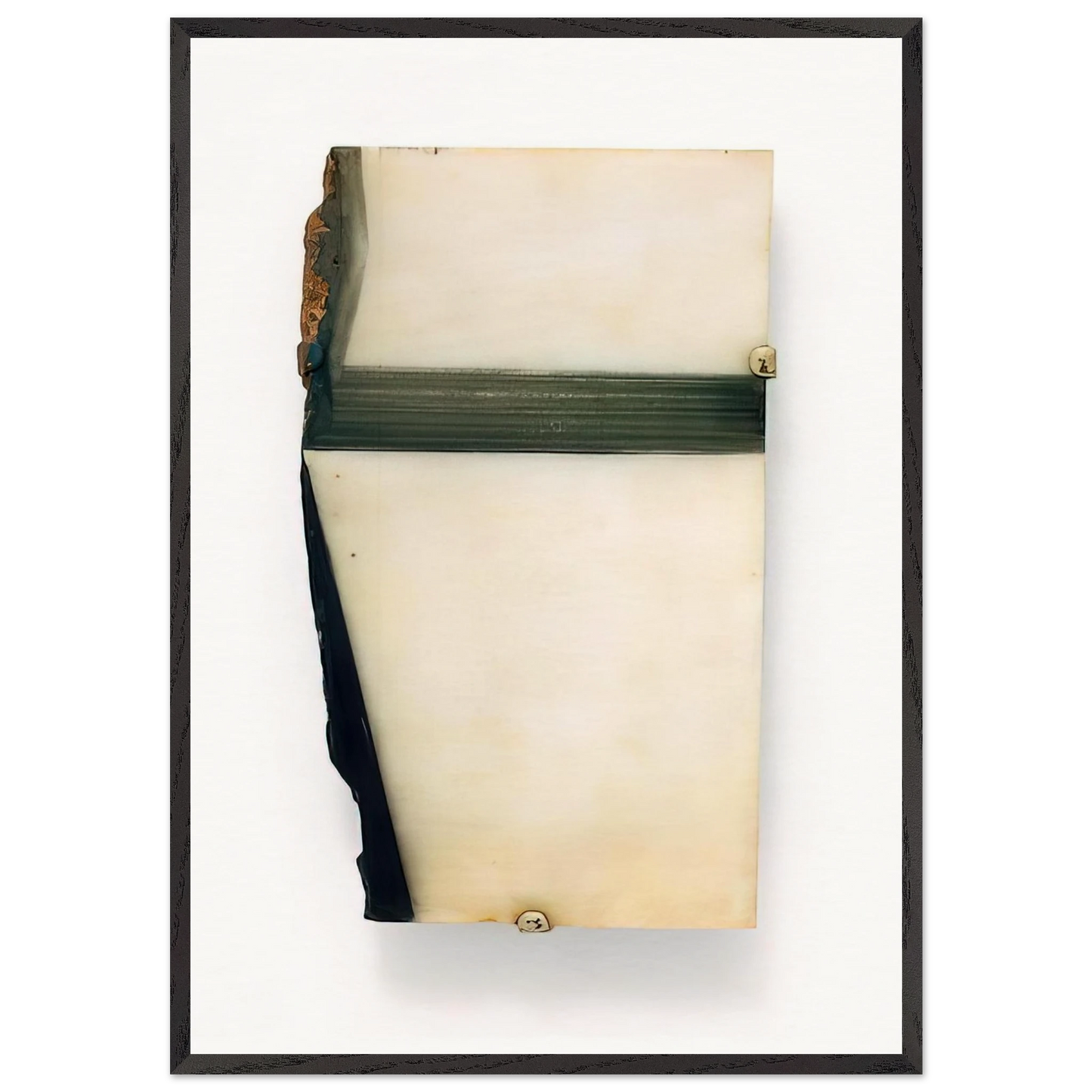 Marble 10 - 1981 - Brice Marden 70x100 cm / 28x40 inches Framed Art Print – Black Wooden Frame
