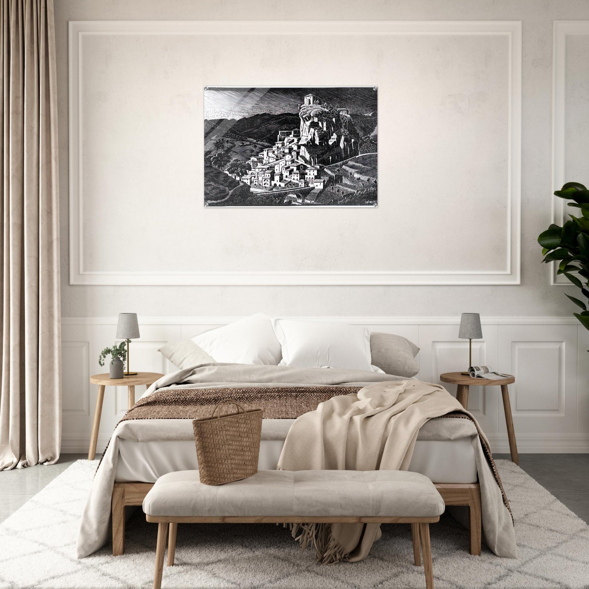 PALIZZI CALABRIA OCTOBER 1930 1930 - MC Escher Acrylic Print - 70x100 cm / 28x40″ inches | Maurits Cornelis Escher Prints