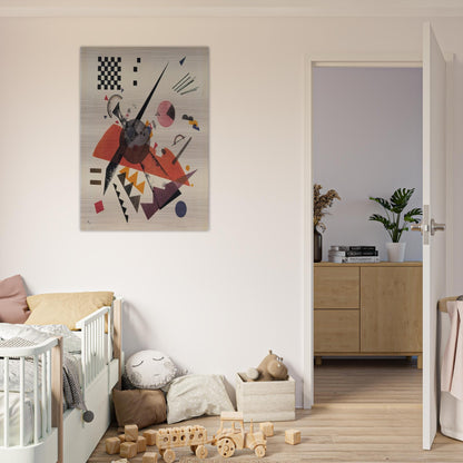 ORANGE 1923 - Wassily Kandinsky Brushed Aluminum Print - 70x100 cm / 28x40 inches | Wassily Kandinsky Aluminum Print | Wassily Kandinsky Prints