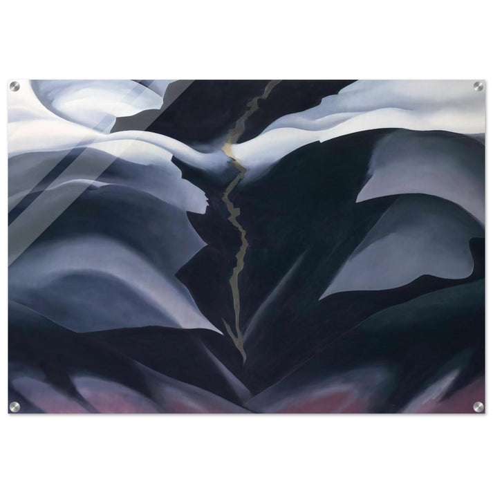 Black Place II - Georgia O'Keeffe Acrylic Print - 70x100 cm / 28x40″ inches