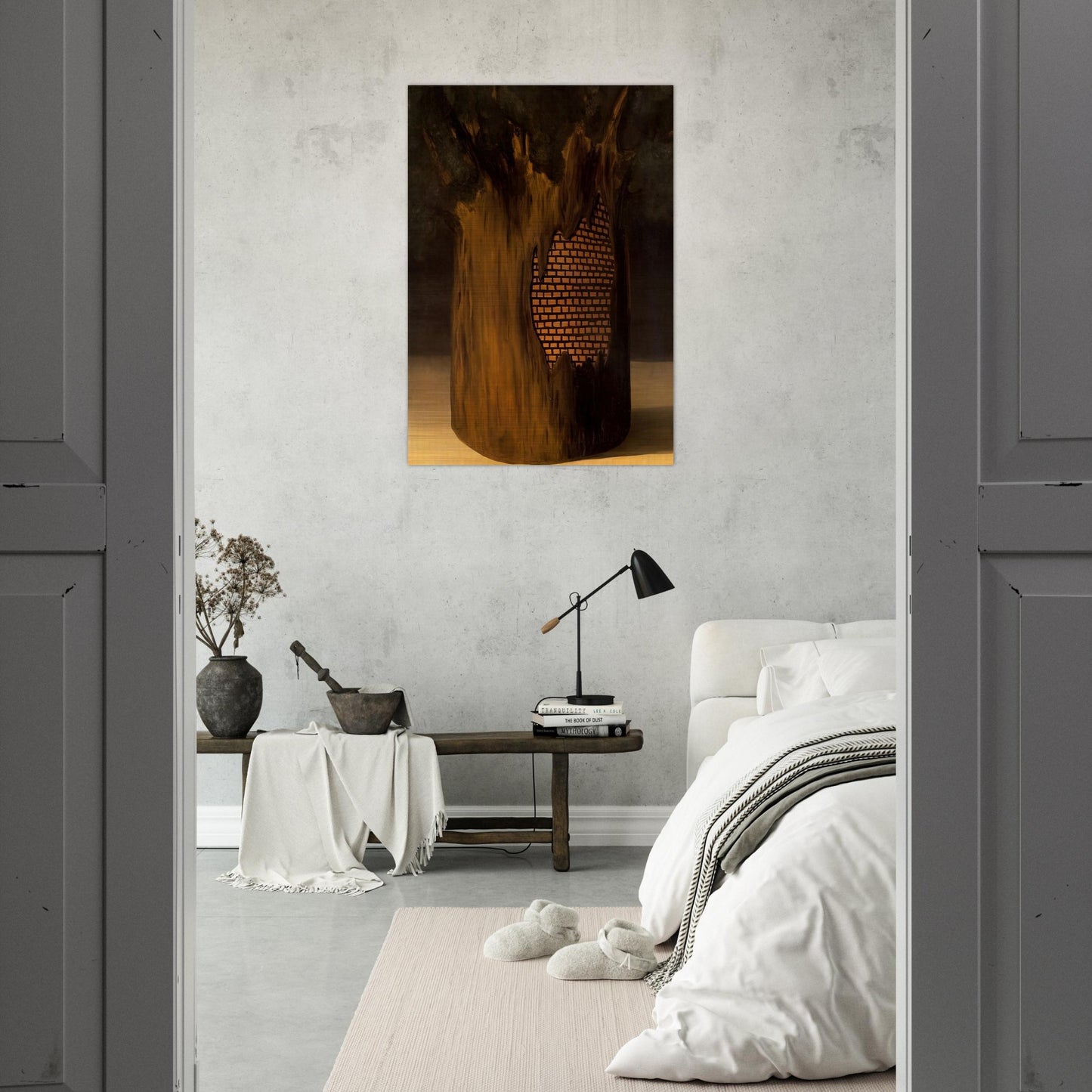 THRESHOLD OF FOREST 1926 - Rene Magritte Brushed Aluminum Print - 70x100 cm / 28x40 inches | Rene Magritte Aluminum Print | Rene Magritte Prints