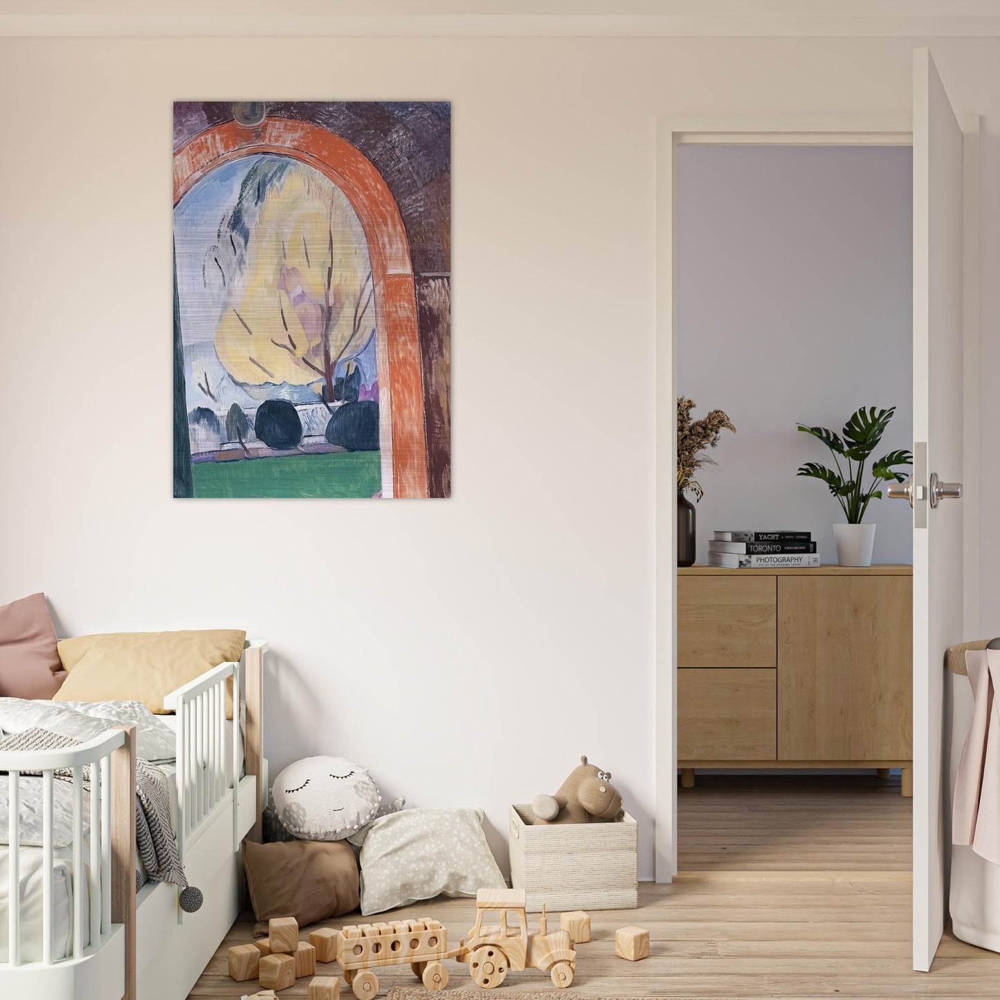 Yarralumla - 1932 - Grace Cossington Smith Brushed Aluminum Print - 70x100 cm / 28x40 inches | Grace Cossington Smith Aluminum Print | Grace Cossington Smith Prints