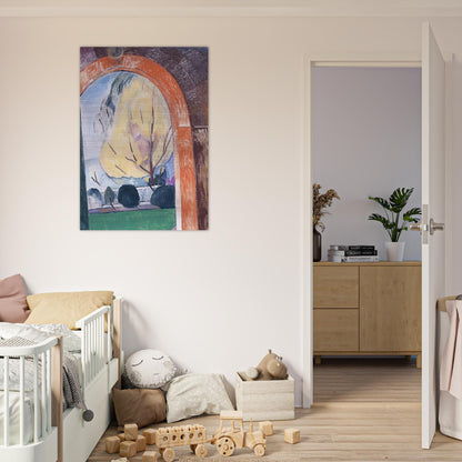 Yarralumla - 1932 - Grace Cossington Smith Brushed Aluminum Print - 70x100 cm / 28x40 inches | Grace Cossington Smith Aluminum Print | Grace Cossington Smith Prints