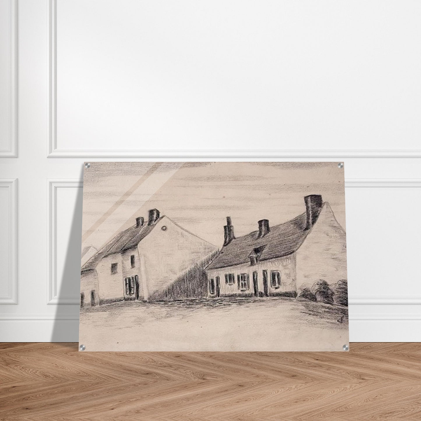A Zandmennik house - Vincent van Gogh Acrylic Print - 70x100 cm / 28x40″ inches | Vincent van Gogh Wall Art | Vincent van Gogh Prints