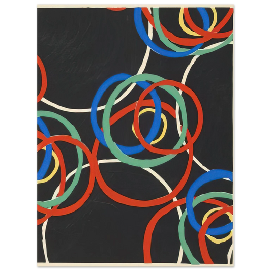 Sonia Delaunay - DESIGN  75x100 cm / 30x40inches Fine Art Poster