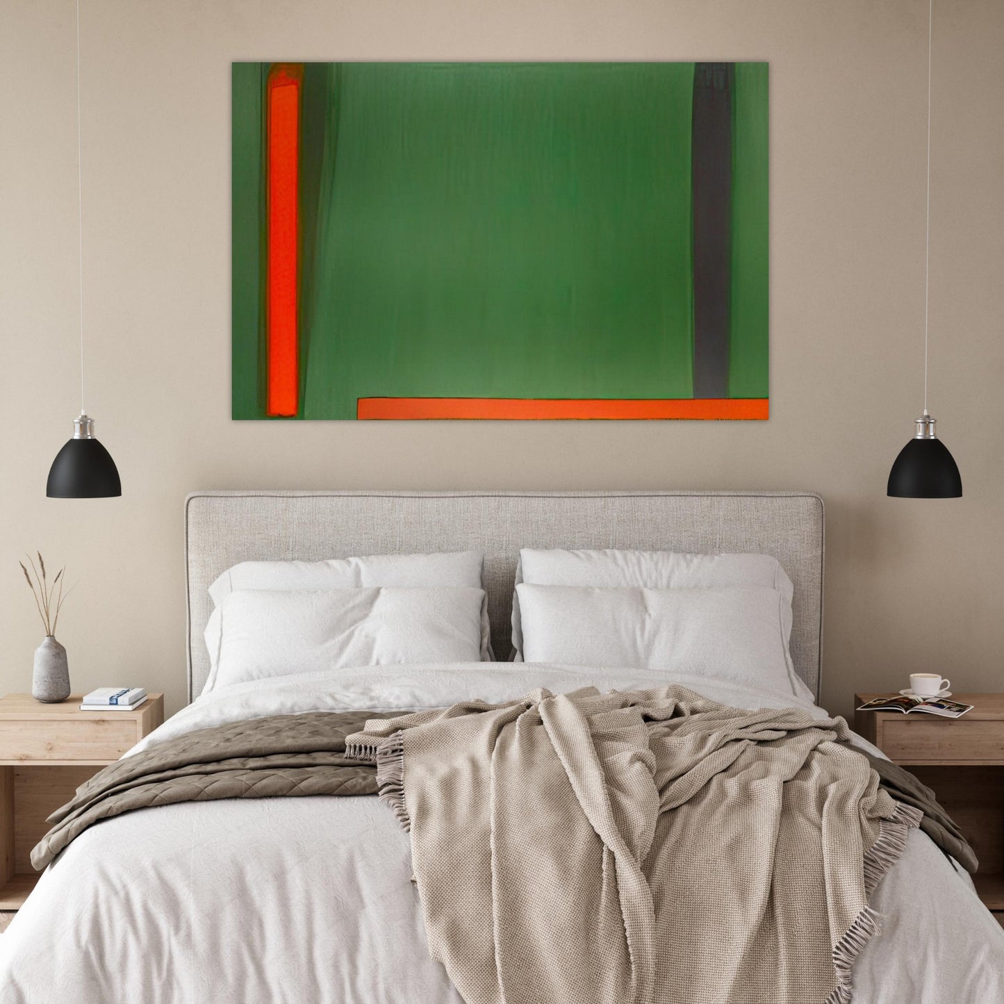 19.12.66 - 1966 - John Hoyland Art Prints - 100x150 cm / 40x60″ inches | John Hoyland Poster | John Hoyland Prints