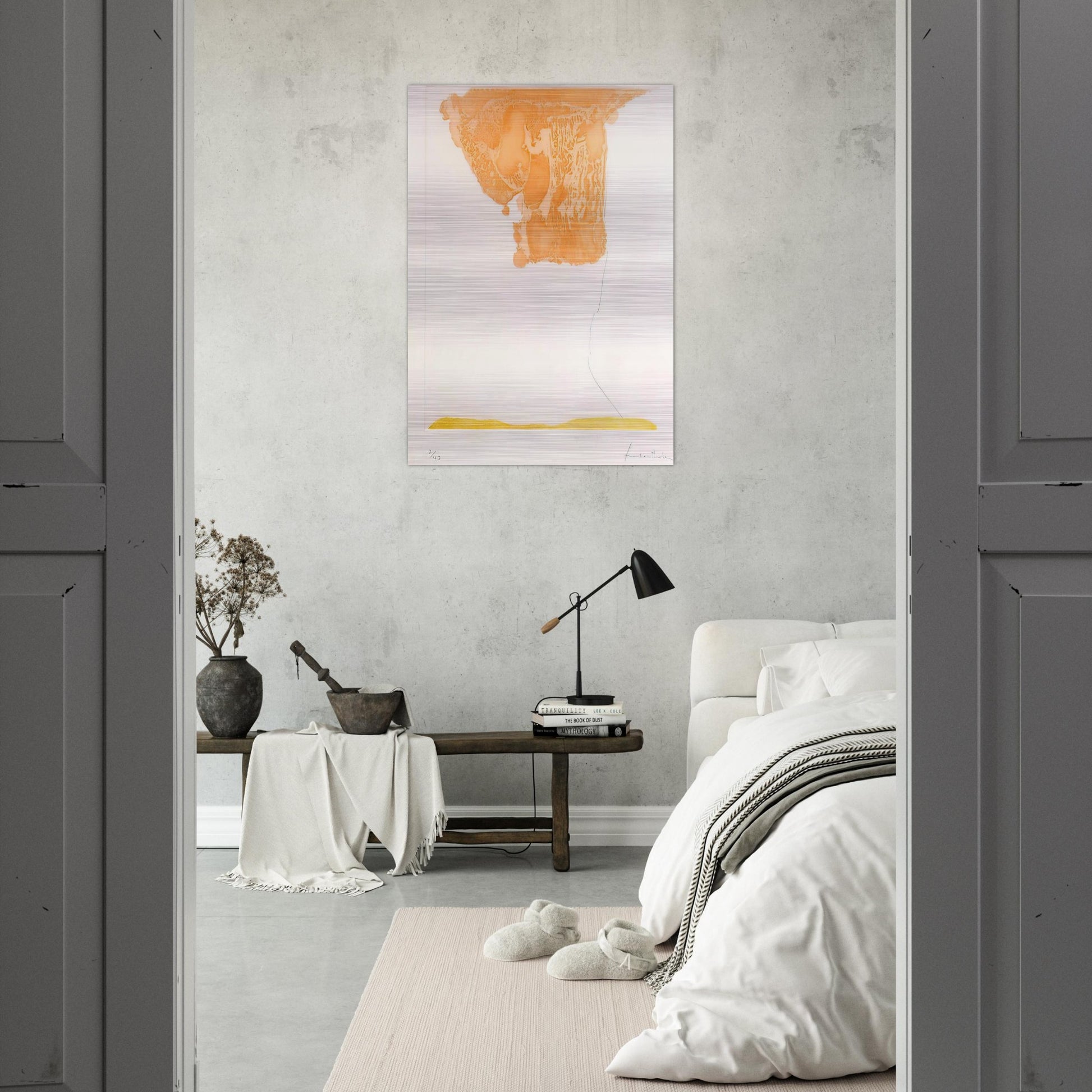 Pranzo Italiano - 1973 - Helen Frankenthaler Brushed Aluminum Print - 70x100 cm / 28x40 inches | Helen Frankenthaler Aluminum Print | Helen Frankenthaler Prints