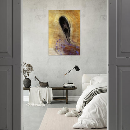 UNDERWATER VISION 1 - Odilon Redon Brushed Aluminum Print - 70x100 cm / 28x40 inches | Odilon Redon Aluminum Print | Odilon Redon Prints