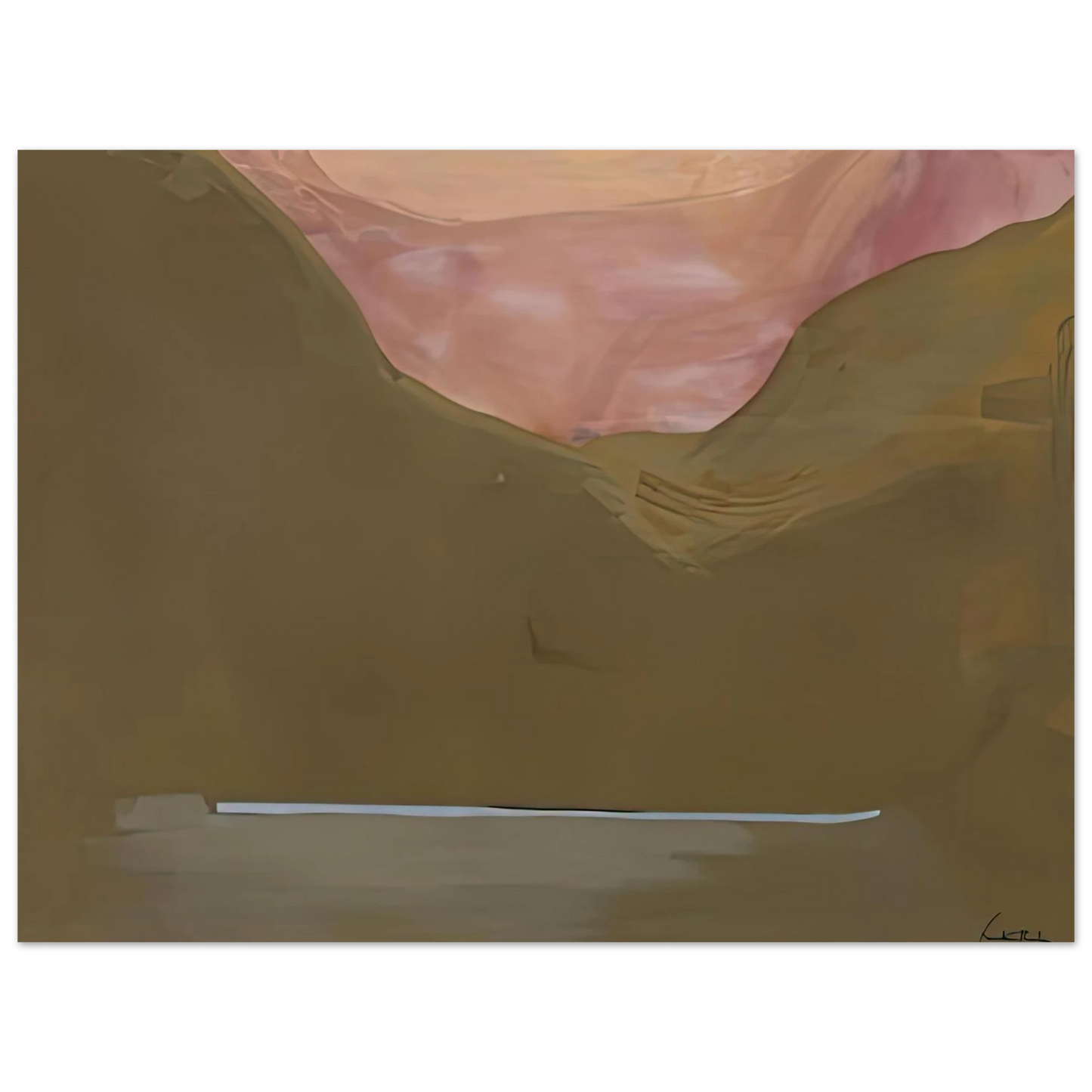Helen Frankenthaler - Burnt Norton, 1972- Wall Art - 21x29.7 cm / 8x12" - Fine Art Poster-canvas - -