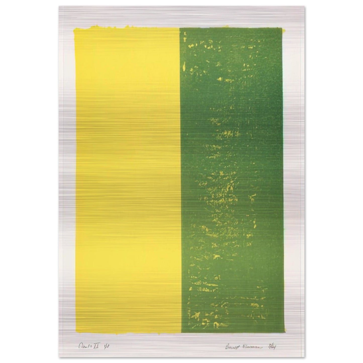 Canto XII - Barnett Newman Brushed Aluminum Print - 70x100 cm / 28x40 inches | Barnett Newman Aluminum Print | Barnett Newman Prints
