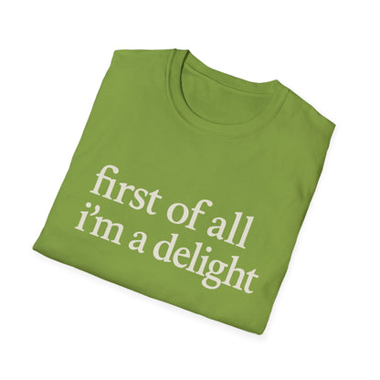 Allereerst ben ik een Leuke Shirt, Grappig Citaat T-shirt voor Vrouwen, Sassy Zegging Trui, Geestig Grafisch Cadeau voor Beste Vriendin
