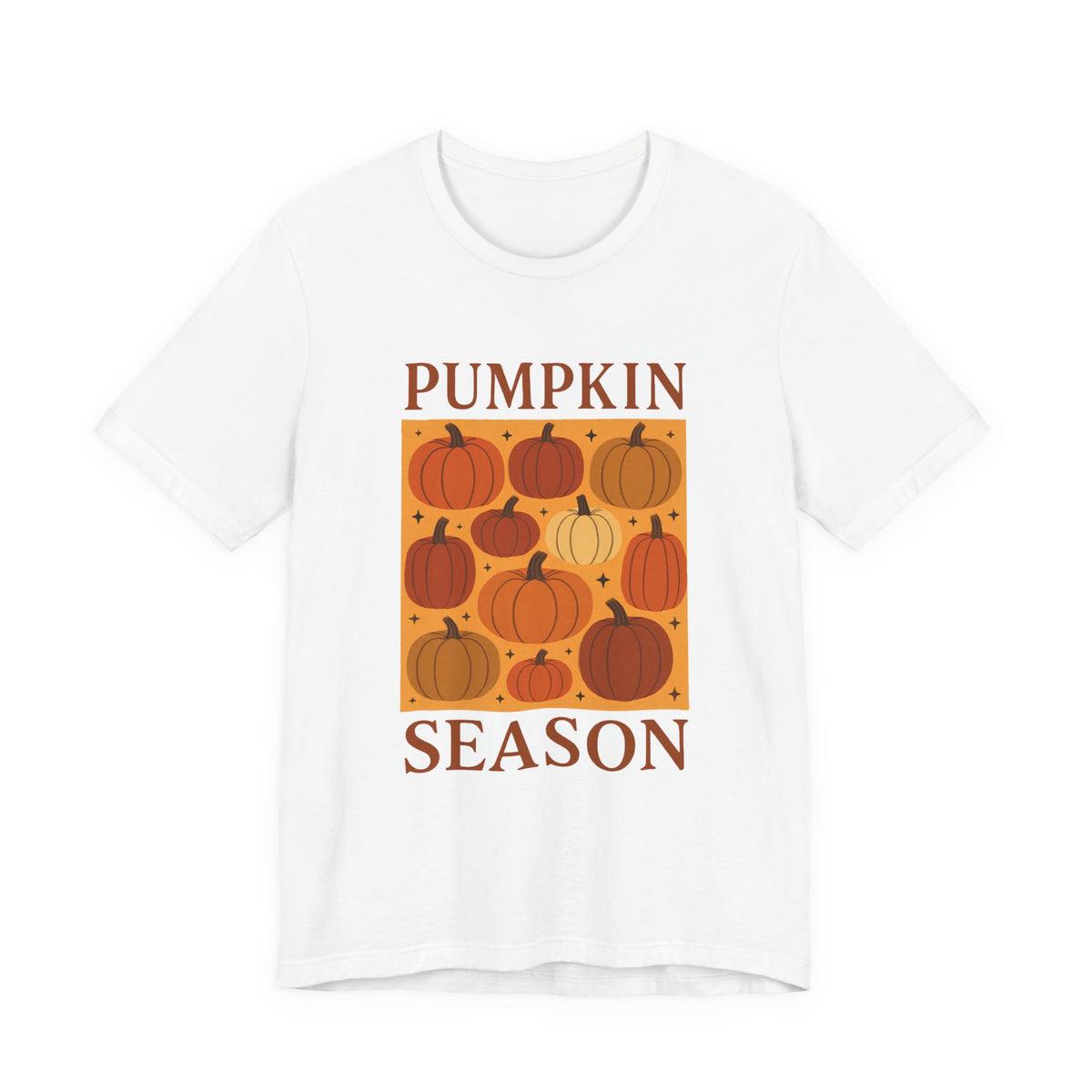 Pompoen Seizoen T-shirt voor Vrouwen Boho Pompoen