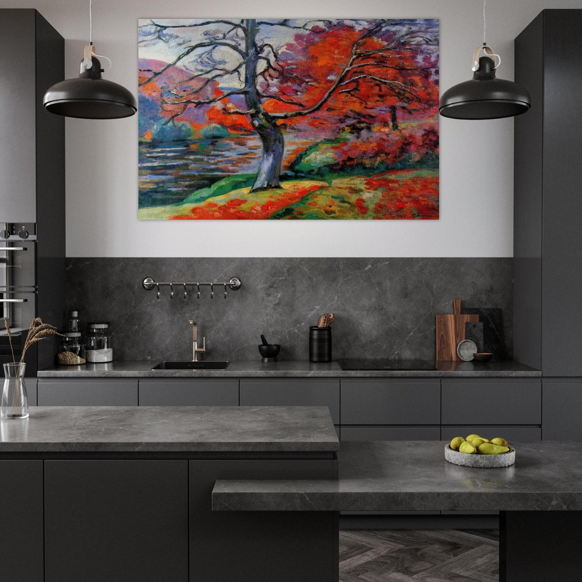 Echo Rock - 1905 - Armand Guillaumin Art Prints - 100x150 cm / 40x60″ inches | Armand Guillaumin Poster | Armand Guillaumin Prints