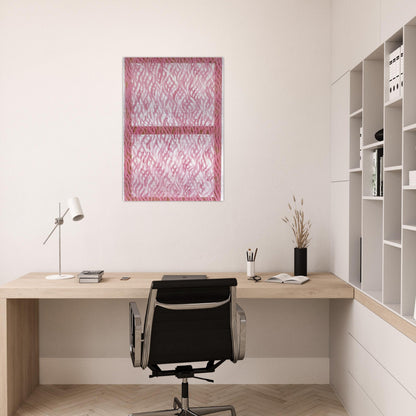 Segni rosa - 1967 - Carla Accardi Brushed Aluminum Print - 70x100 cm / 28x40 inches | Carla Accardi Aluminum Print | Carla Accardi Prints