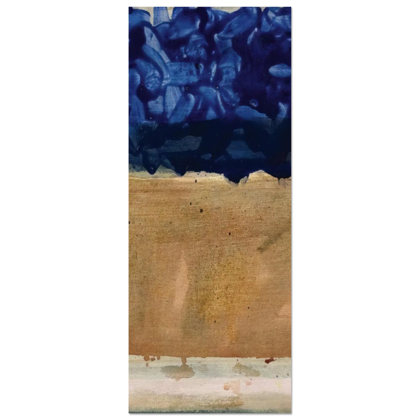 Helen Frankenthaler - Shoreline - 1952 Wall art - 27x35 cm / 11x14 inches - Premium Wooden Framed Poster With Fine Art Paper-canvas - Wood frame