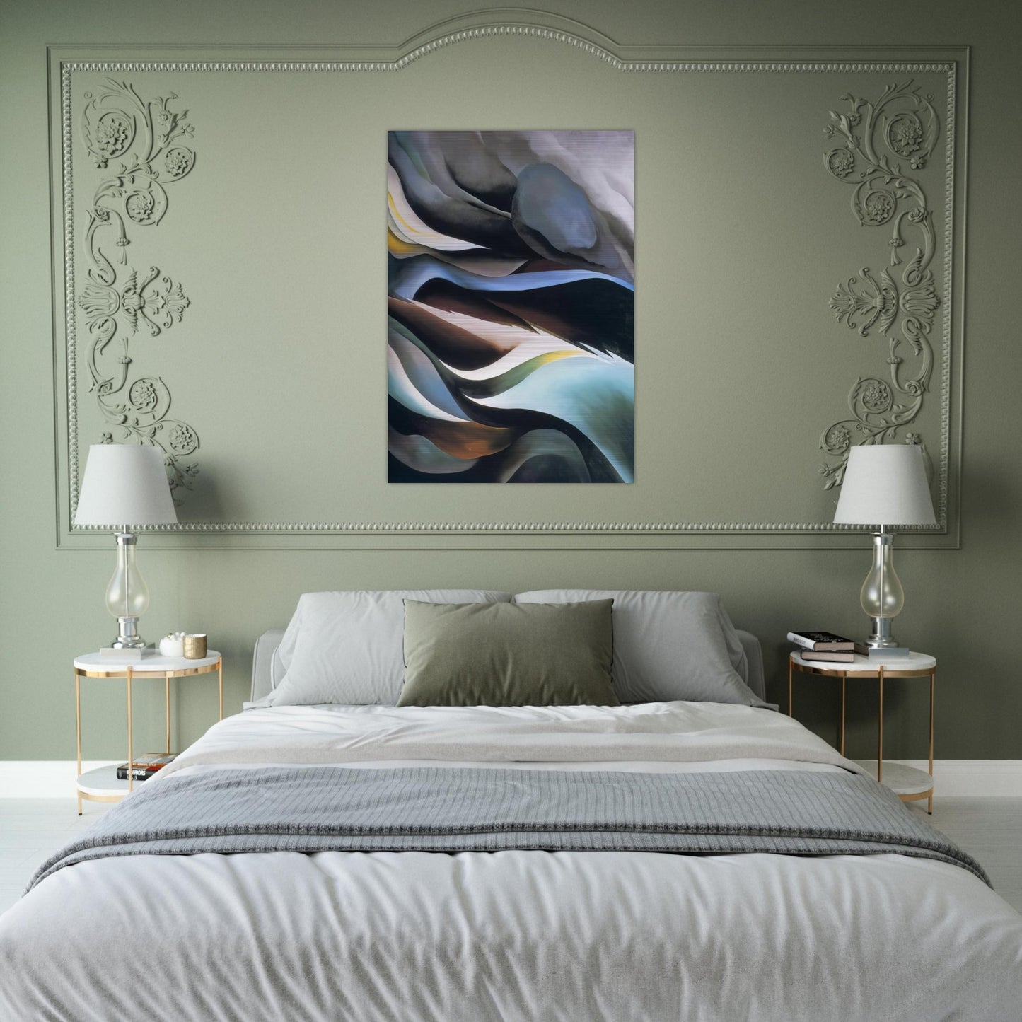 From the Lake - Georgia O'Keeffe Brushed Aluminum Print - 70x100 cm / 28x40 inches | Georgia O'Keeffe Aluminum Print | Georgia O'Keeffe Prints