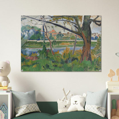 THE SEINE AT CHATOU 1906 - Andre Derain Acrylic Print - 70x100 cm / 28x40″ inches