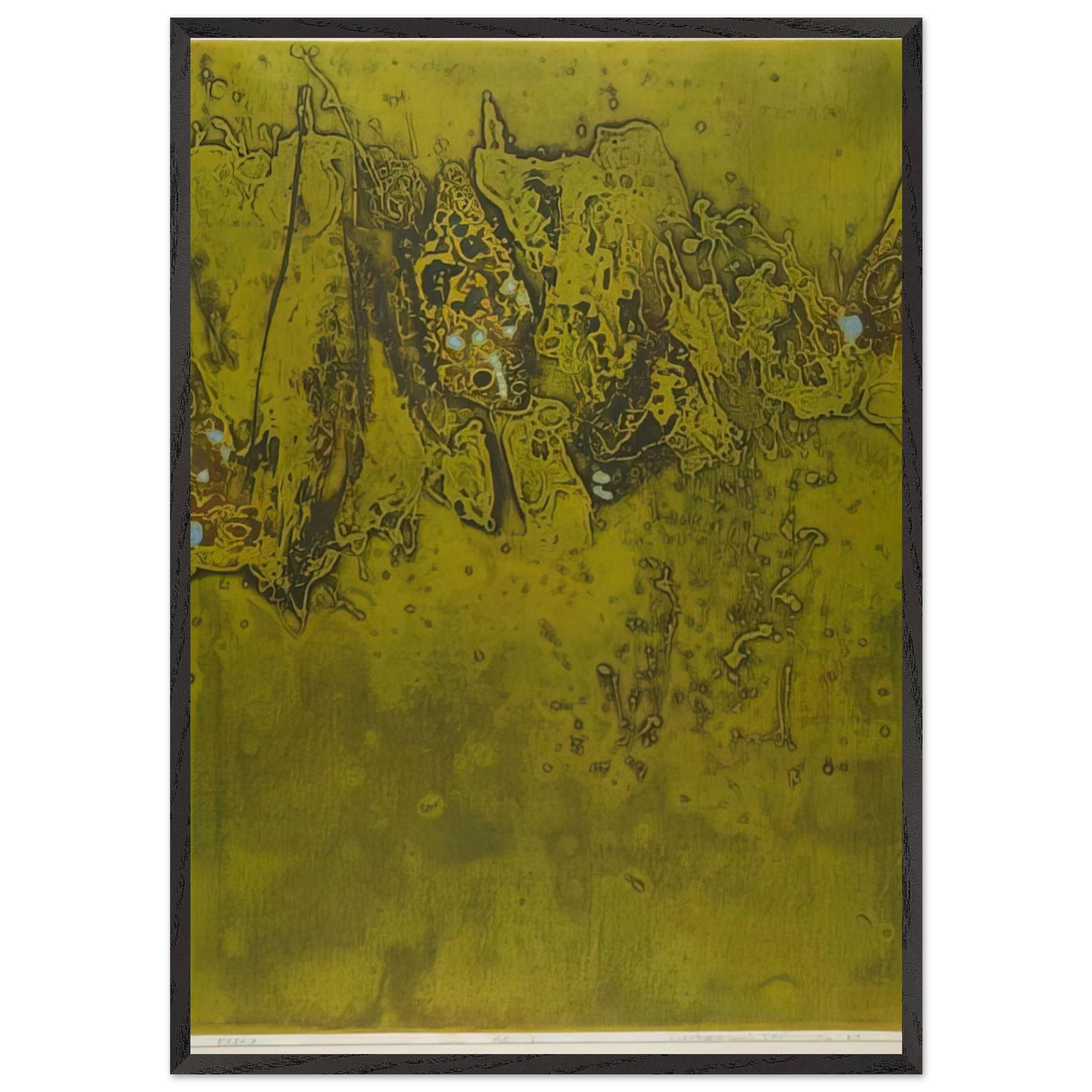 Popox - 1964 - Hiroyuki Tajima 70x100 cm / 28x40 inches Framed Art Print – Black Wooden Frame