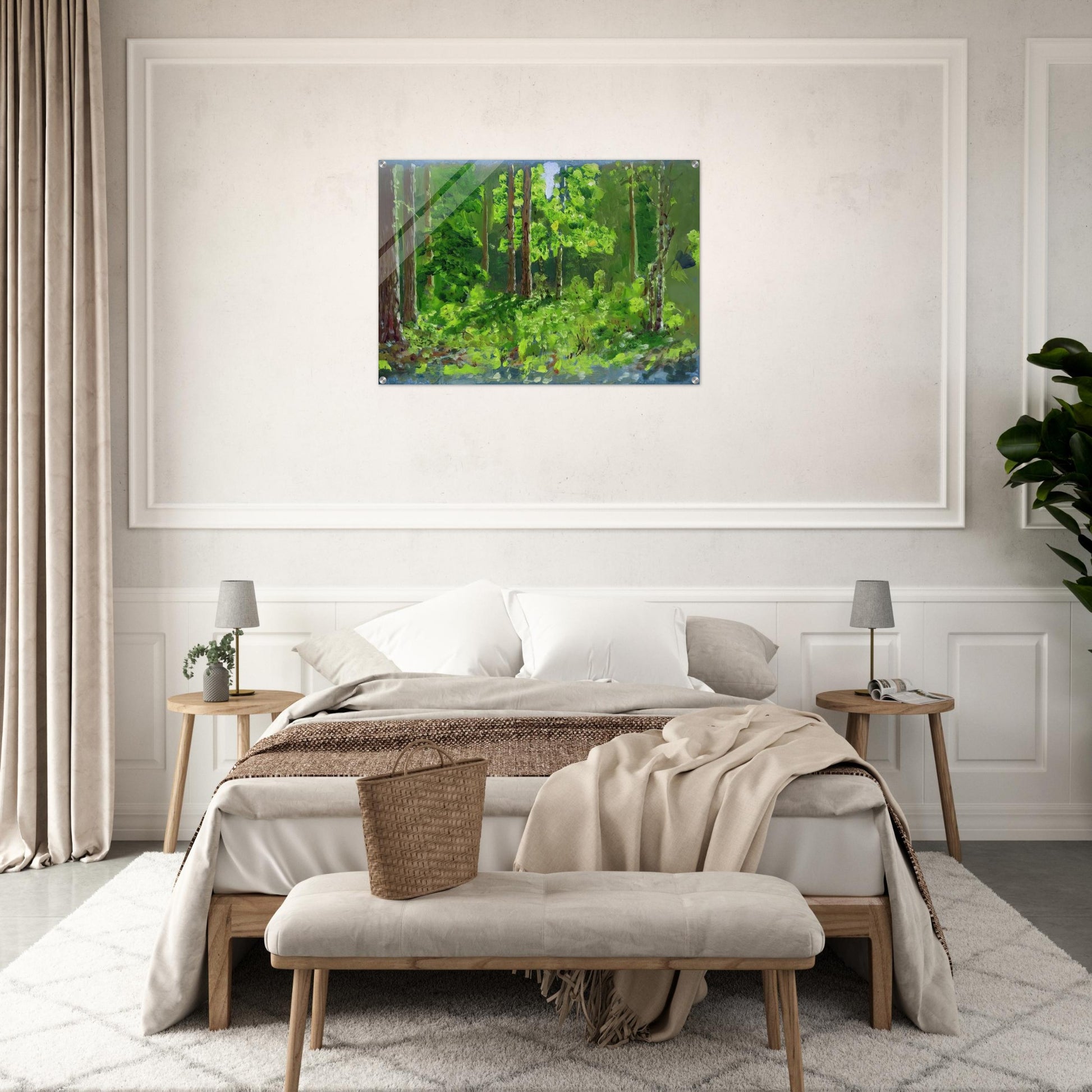 Forest - Arkhyp Kuindzhi Acrylic Print - 70x100 cm / 28x40″ inches | Arkhyp Kuindzhi Wall Art | Arkhyp Kuindzhi Prints