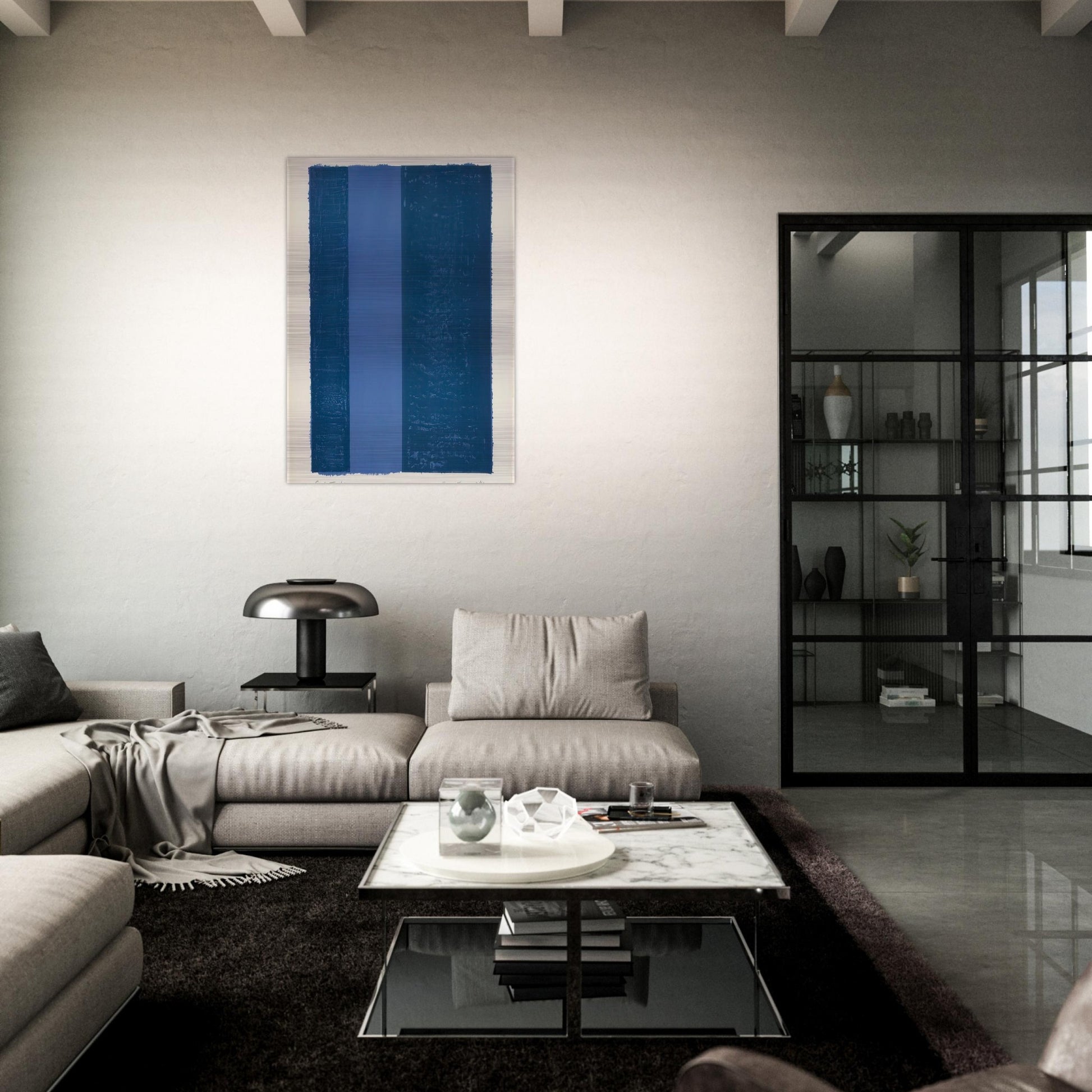 Canto VII - Barnett Newman Brushed Aluminum Print - 70x100 cm / 28x40 inches | Barnett Newman Aluminum Print | Barnett Newman Prints
