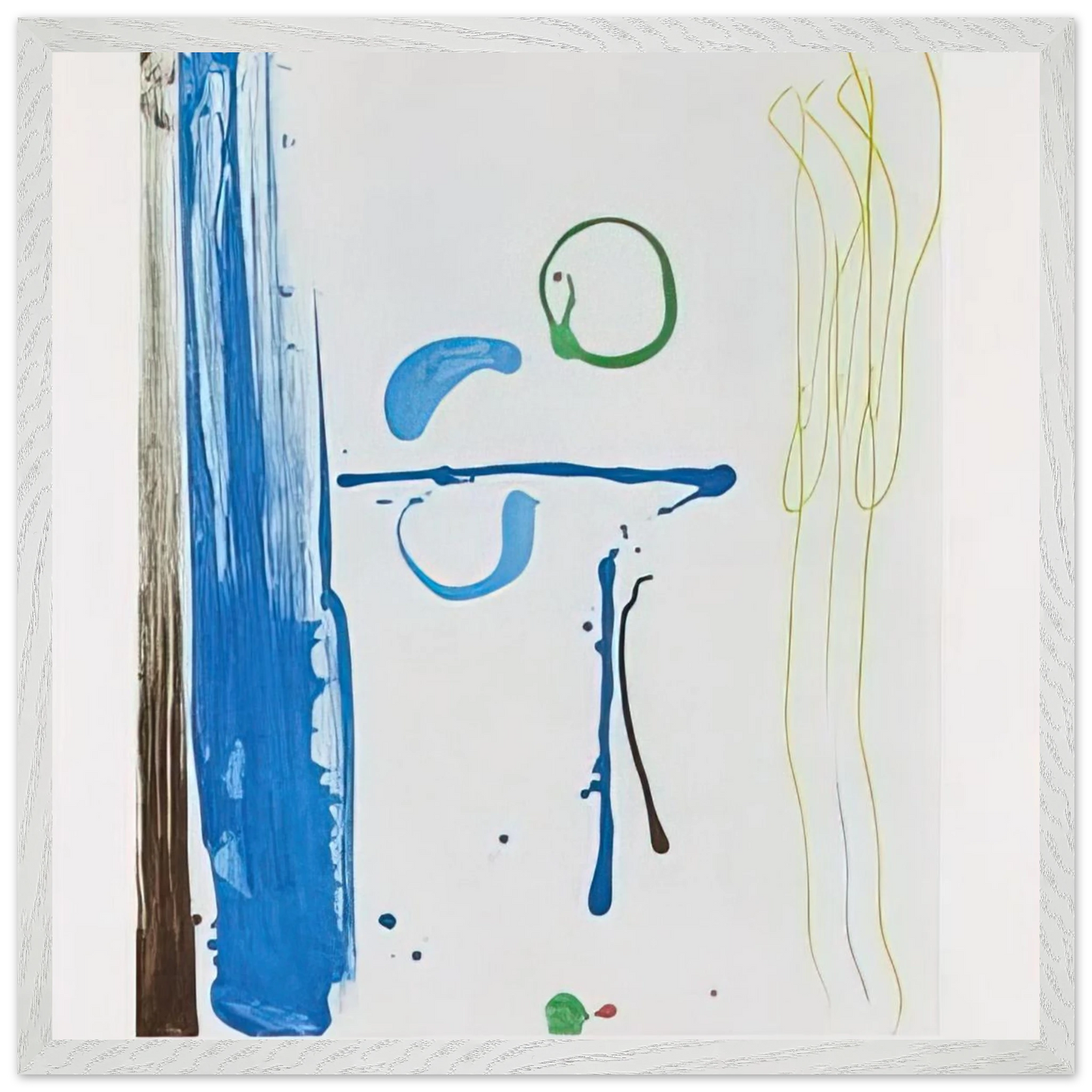 Helen Frankenthaler - Sunshine After Rain - 1987 Wall art - 20x50 cm / 8x20 inches - Fine Art Poster-canvas - -