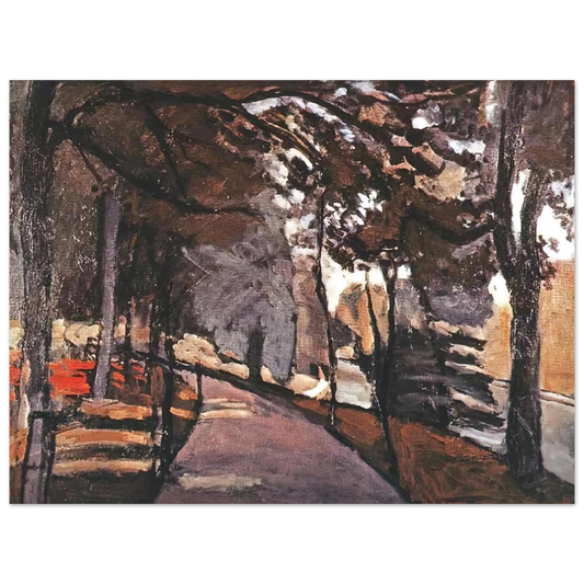 Henri Matisse - THE PATH IN THE BOIS DE BOULOGNE 1903  75x100 cm / 30x40inches Fine Art Poster
