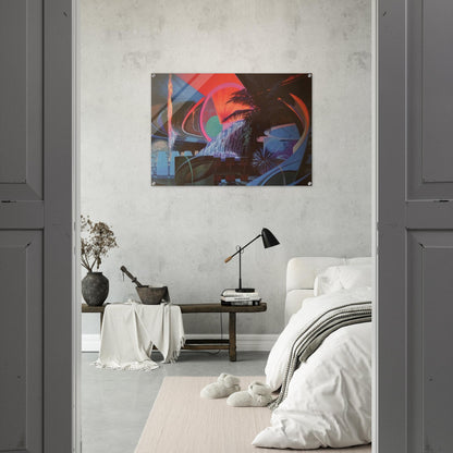 Syd Mead - Syd Mead Acrylic Print - 70x100 cm / 28x40″ inches