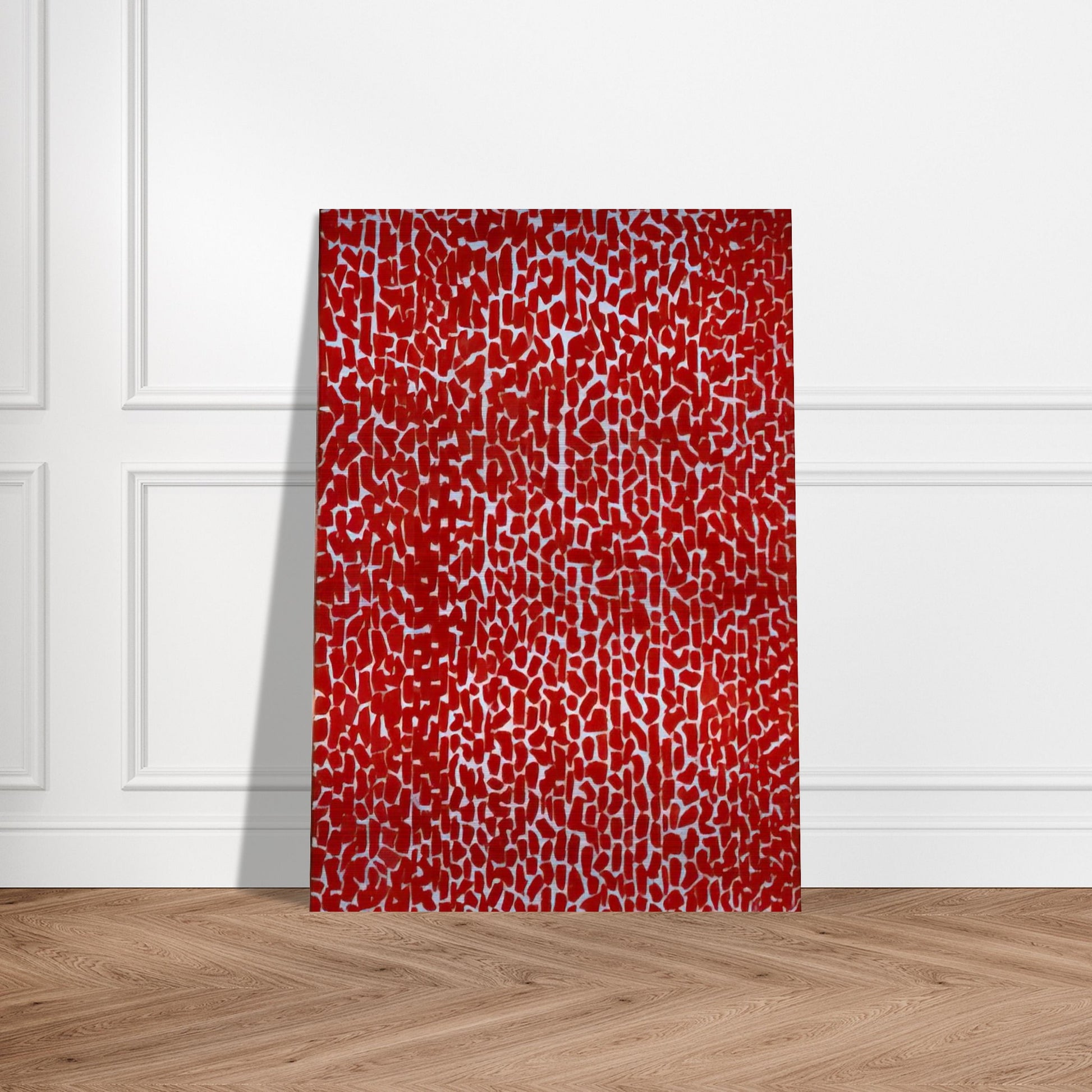 RED ROSE CANTATA 1973 - Alma Woodsey Thomas Brushed Aluminum Print - 70x100 cm / 28x40 inches | Alma Woodsey Thomas Aluminum Print | Alma Woodsey Thomas Prints