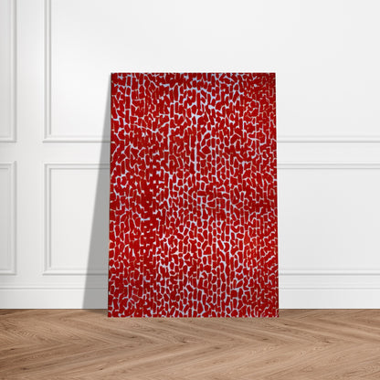 RED ROSE CANTATA 1973 - Alma Woodsey Thomas Brushed Aluminum Print - 70x100 cm / 28x40 inches | Alma Woodsey Thomas Aluminum Print | Alma Woodsey Thomas Prints
