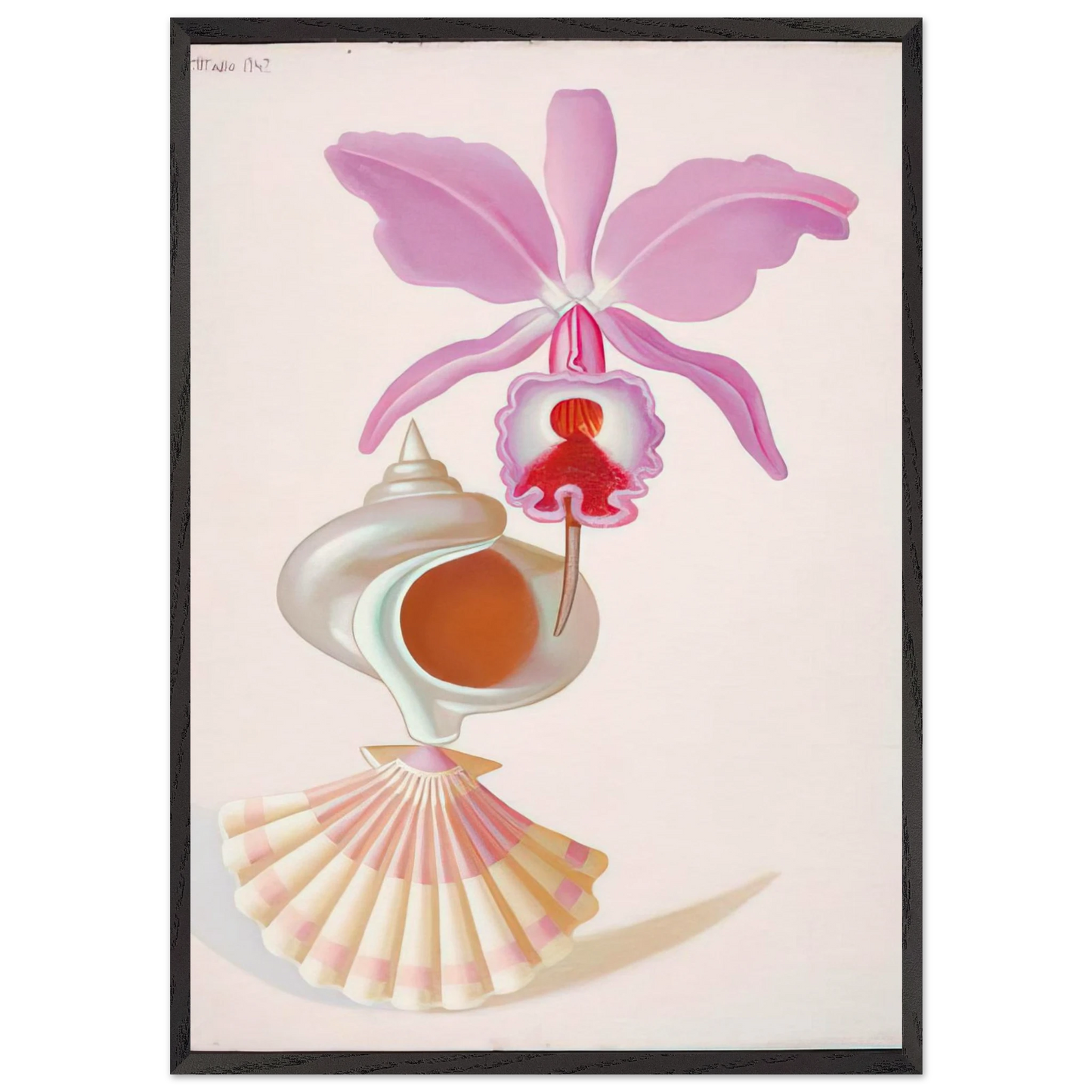 Naturaleza Viva - 1943 - Maruja Mallo 70x100 cm / 28x40 inches Framed Art Print – Black Wooden Frame