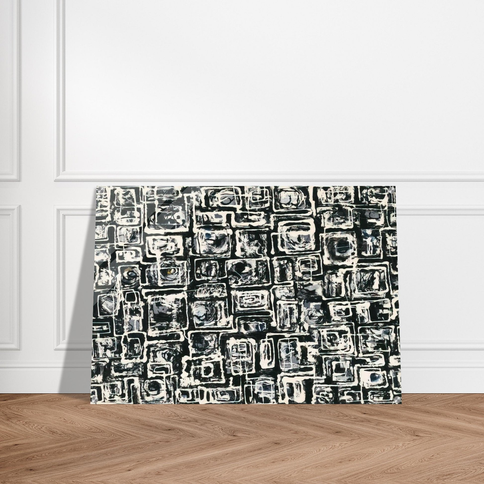 White Squares - Lee Krasner Acrylic Print - 70x100 cm / 28x40″ inches
