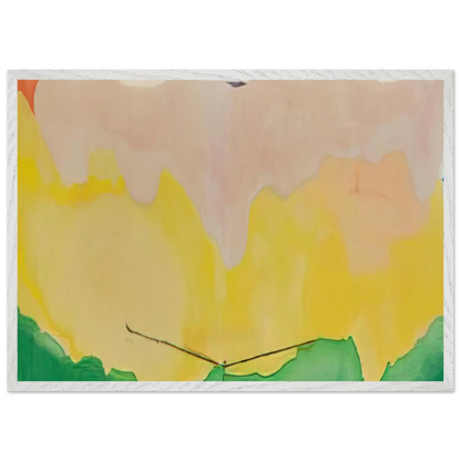 Helen Frankenthaler - Boulevard - 1973 Wall art - 27x35 cm / 11x14 Inches - Premium Wooden Framed Poster With Fine Art Paper - Wood frame