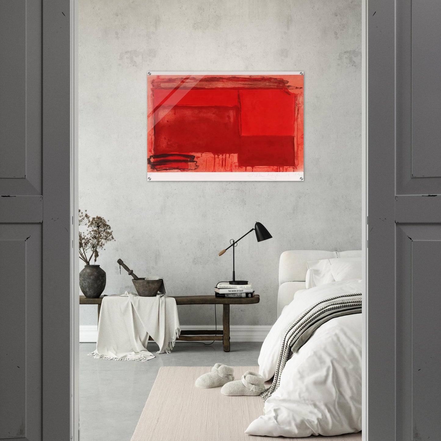 Tembi - 1980 - John Hoyland Acrylic Print - 70x100 cm / 28x40″ inches | John Hoyland Wall Art | John Hoyland Prints