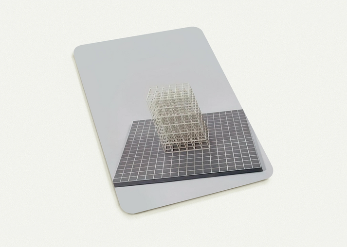 Modular cube. Base By Sol LeWitt Pack of 10 Post Cards | Sol LeWitt Post Cards | A6 (10.5 x 14.8 cm) - 4.1 x 5.8 inches