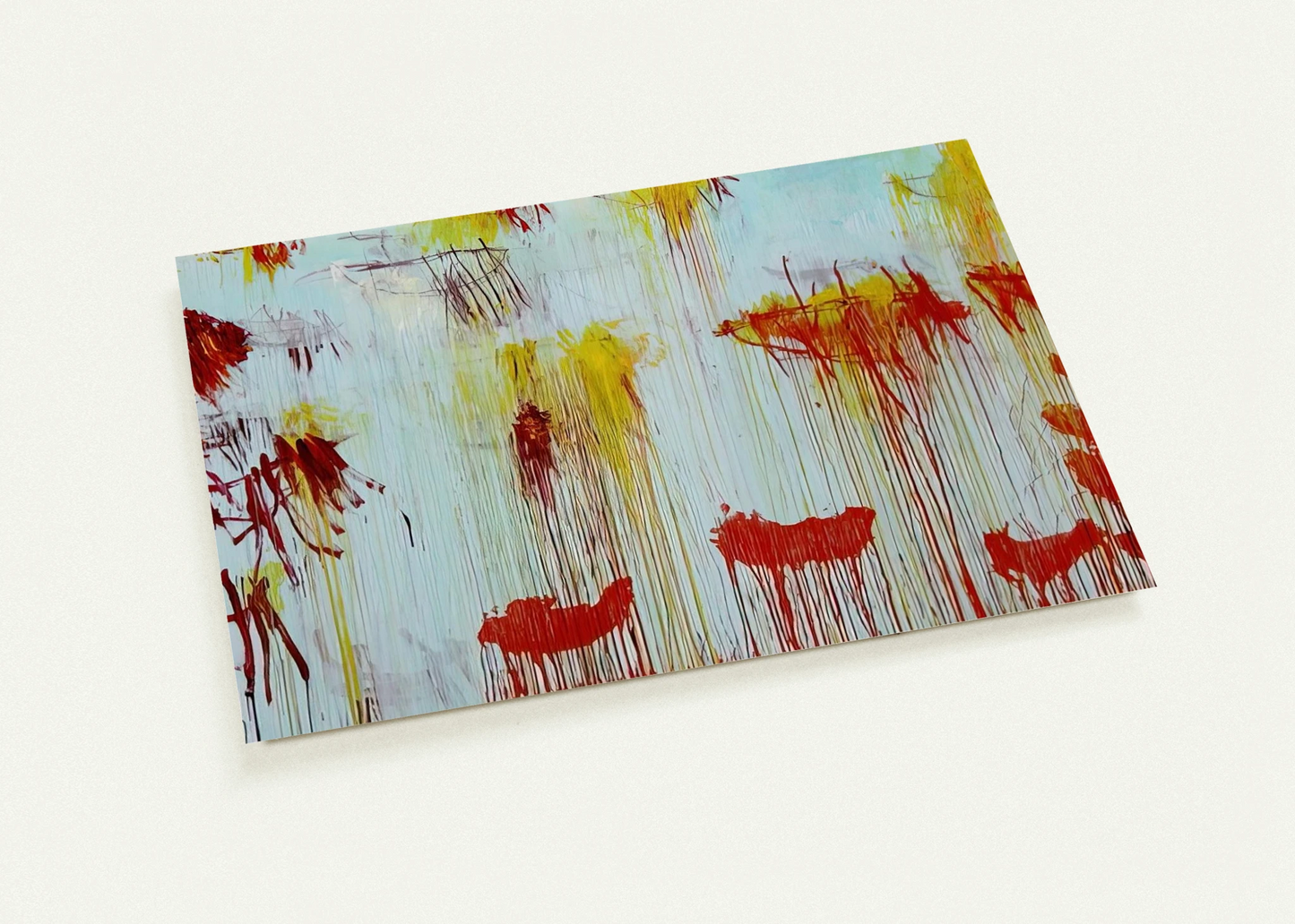 Lepanto, Part XI By Cy Twombly Pack of 10 Post Cards | Cy Twombly Post Cards | A6 (10.5 x 14.8 cm) - 4.1 x 5.8 inches