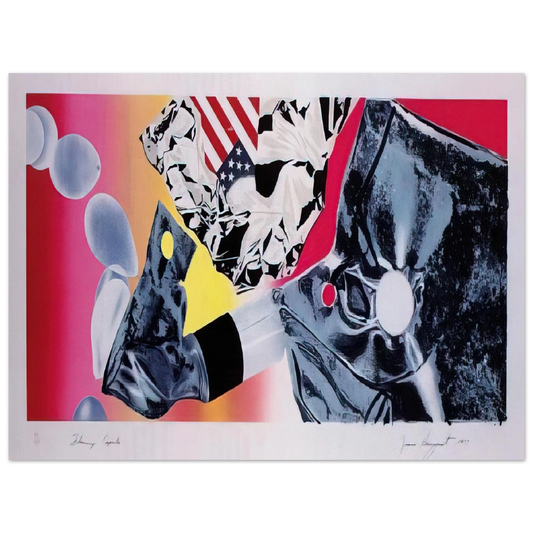 James Rosenquist - Flamingo Capsule  75x100 cm / 30x40inches Fine Art Poster