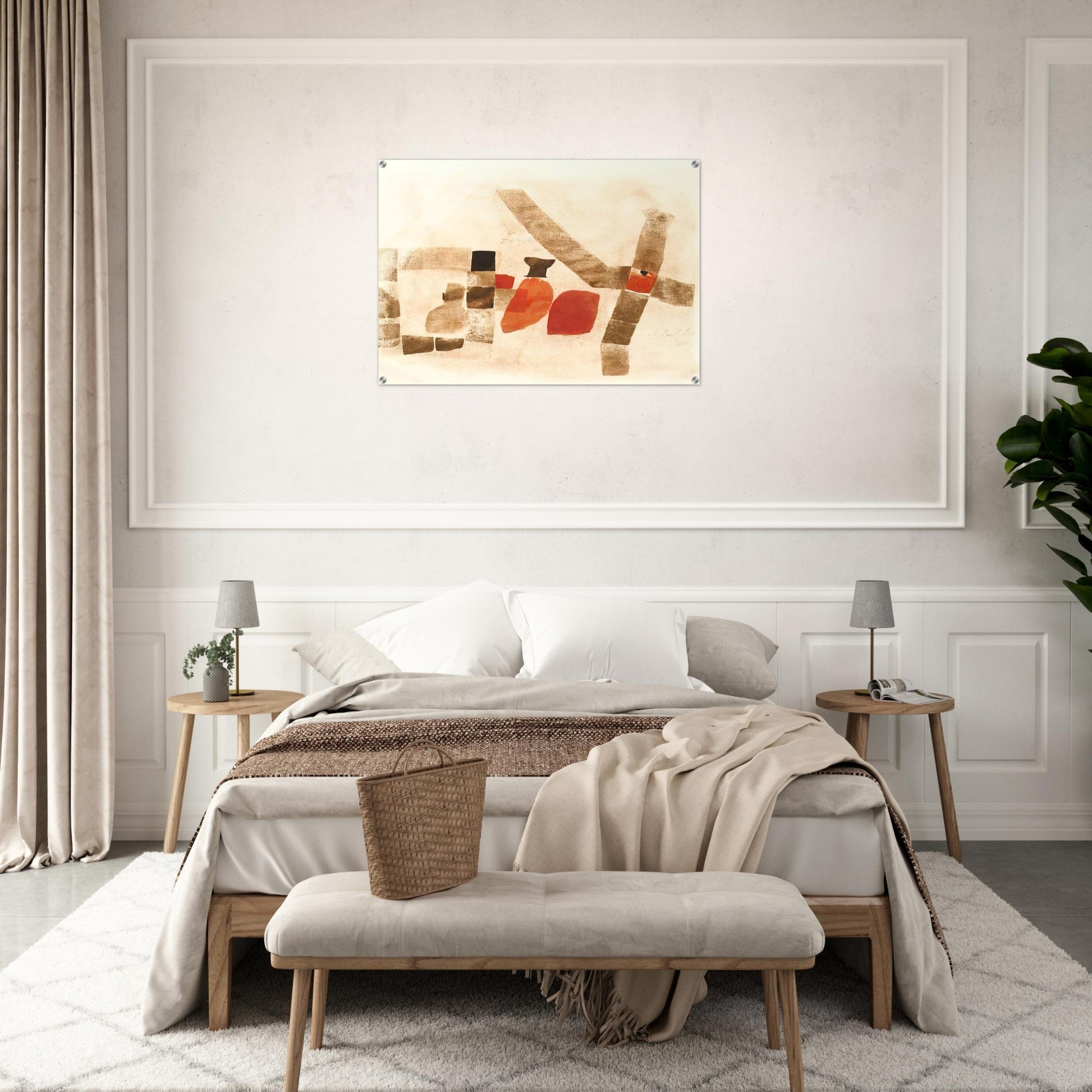 Dongo - 1964 - Julius Bissier Acrylic Print - 70x100 cm / 28x40″ inches