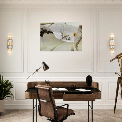 RING ROAD - Andrew Wyeth Brushed Aluminum Print - 70x100 cm / 28x40 inches | Andrew Wyeth Aluminum Print | Andrew Wyeth Prints
