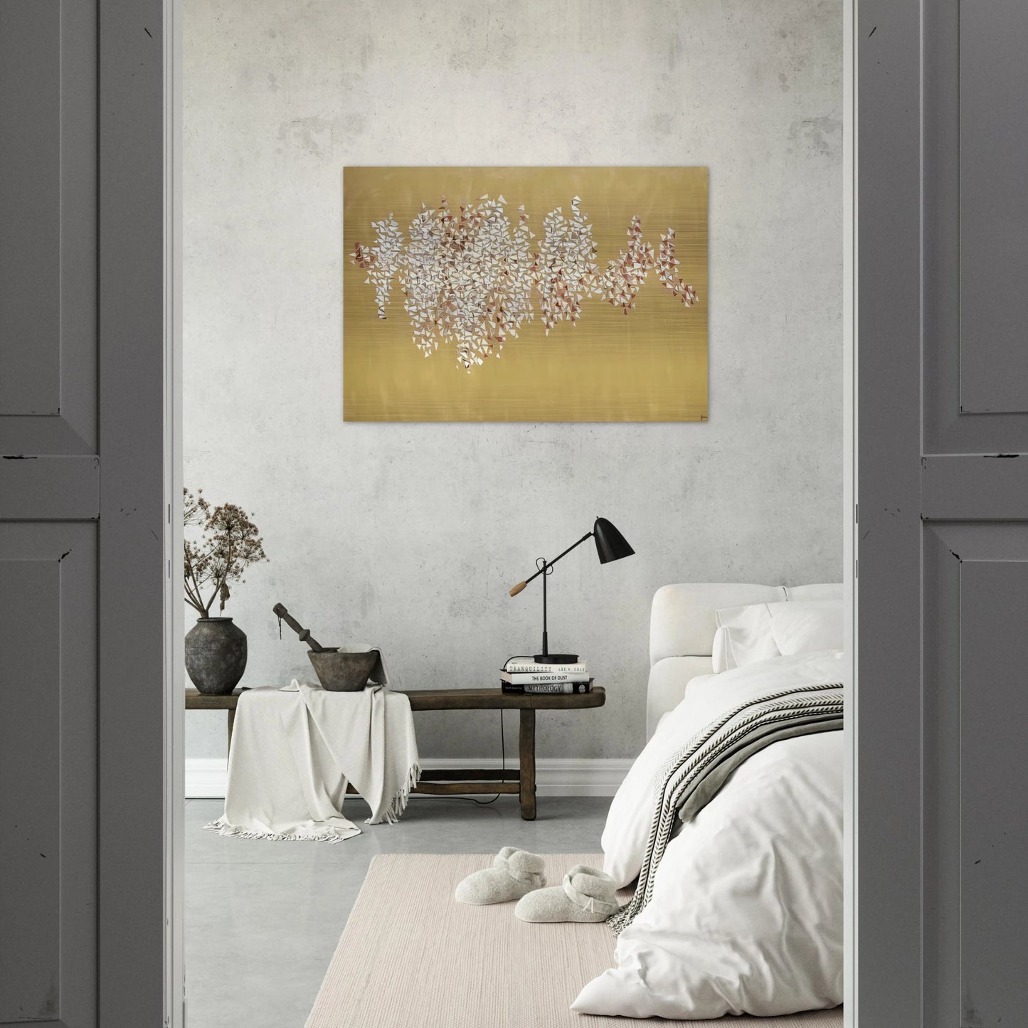 Untitled - 1962 - Robert Goodnough Brushed Aluminum Print - 70x100 cm / 28x40 inches | Robert Goodnough Aluminum Print | Robert Goodnough Prints